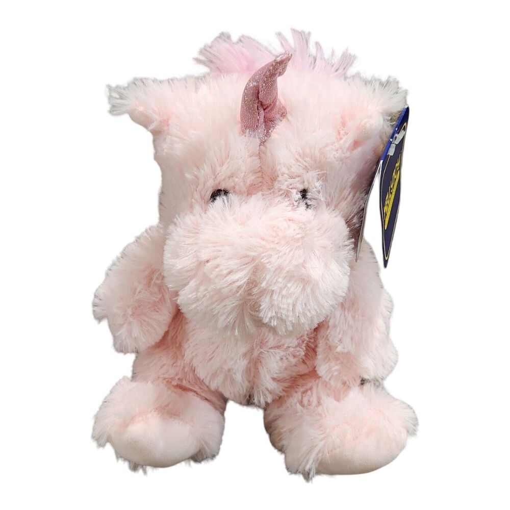 Kelly Toy Plush Unicorn Pink Stuffed Animal Toy 12" NEW WITH TAGS